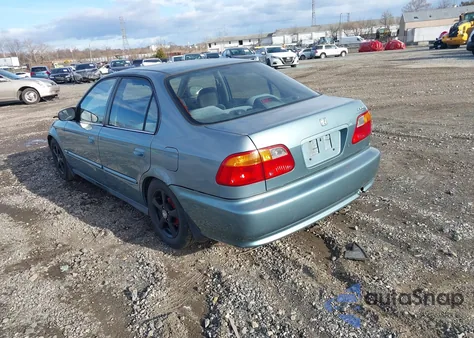 2000 Honda Civic Value Package из США, поврежденный, VIN 2HGEJ6613YH568743